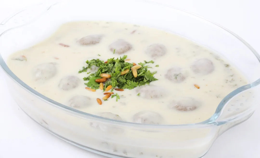 Kibbeh with yogurt