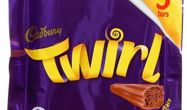 Cadbury Twirl 5 BARS 107.5 Gm