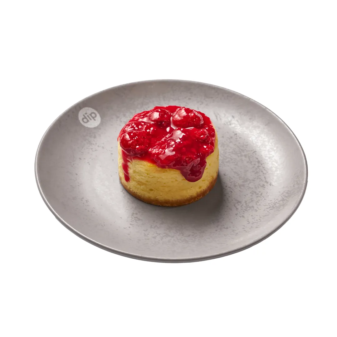 Raspberries cheesecake