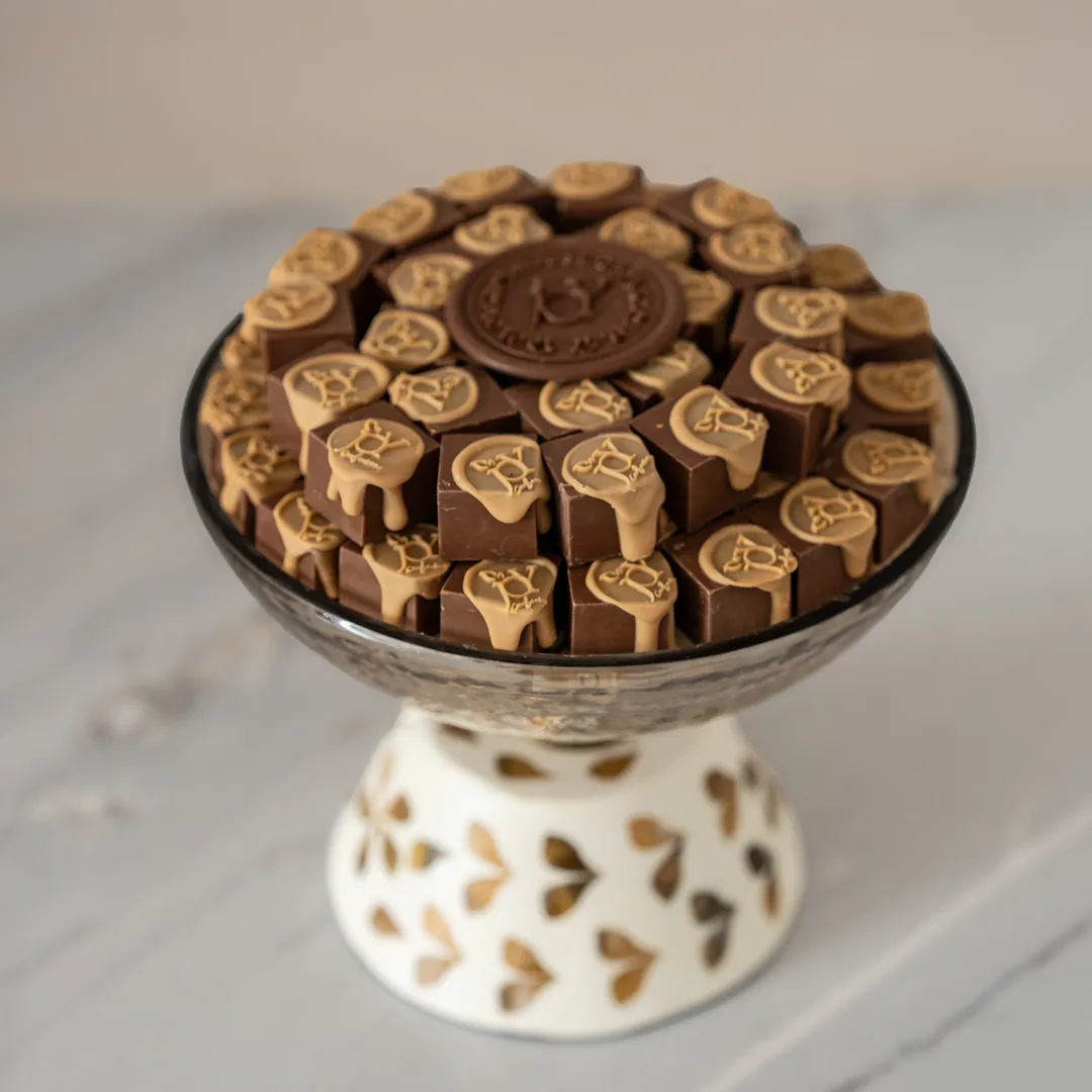 Beige Glass Stand