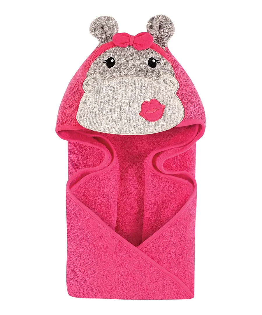 Pretty Hippo Hooded Towel