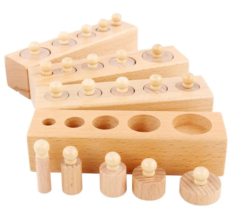 Montessori knobbed cylinder