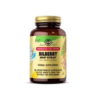 Solgar bilberry berry extract 60 cap