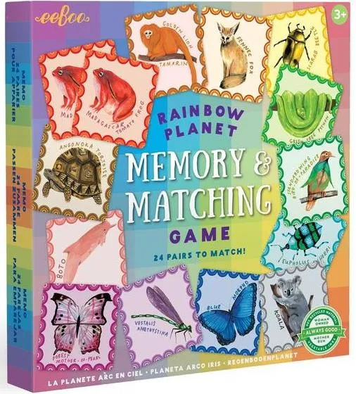 Rainbow Planet Memory Game