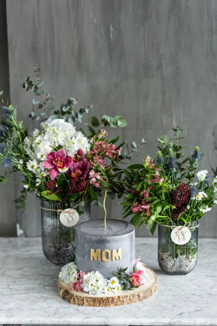 Cake My Day- Concrete Garden Cake