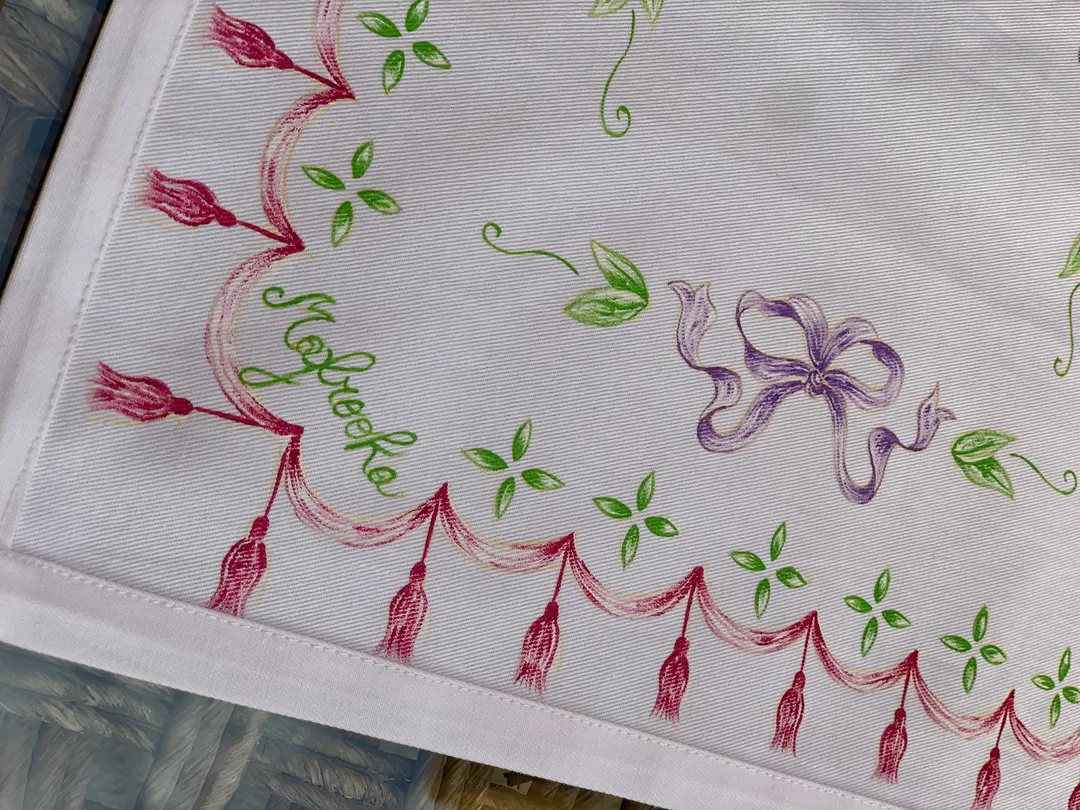 مفارش رسم يدوي
