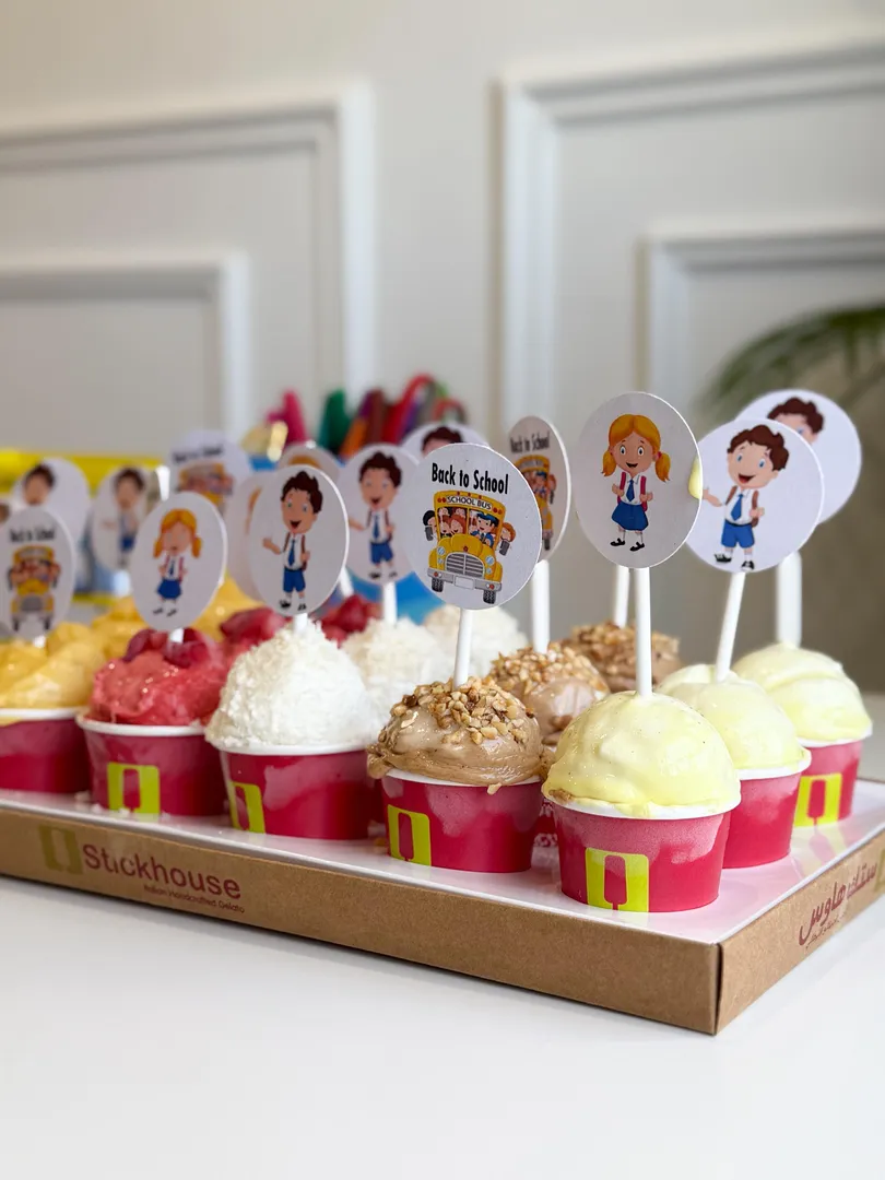 Back to school gelato scoop 18 pcs