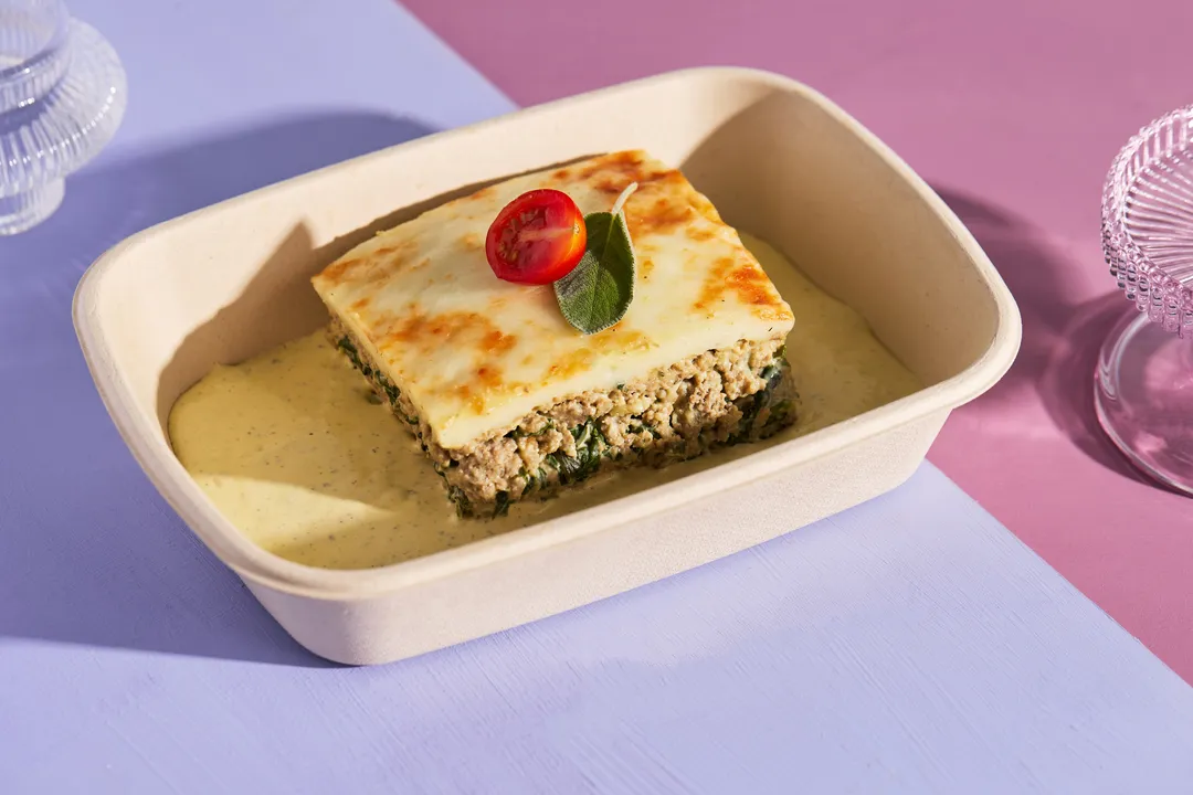 Entrecote lasagna