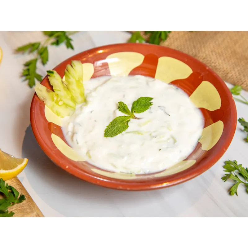 Yogurt with cucumber