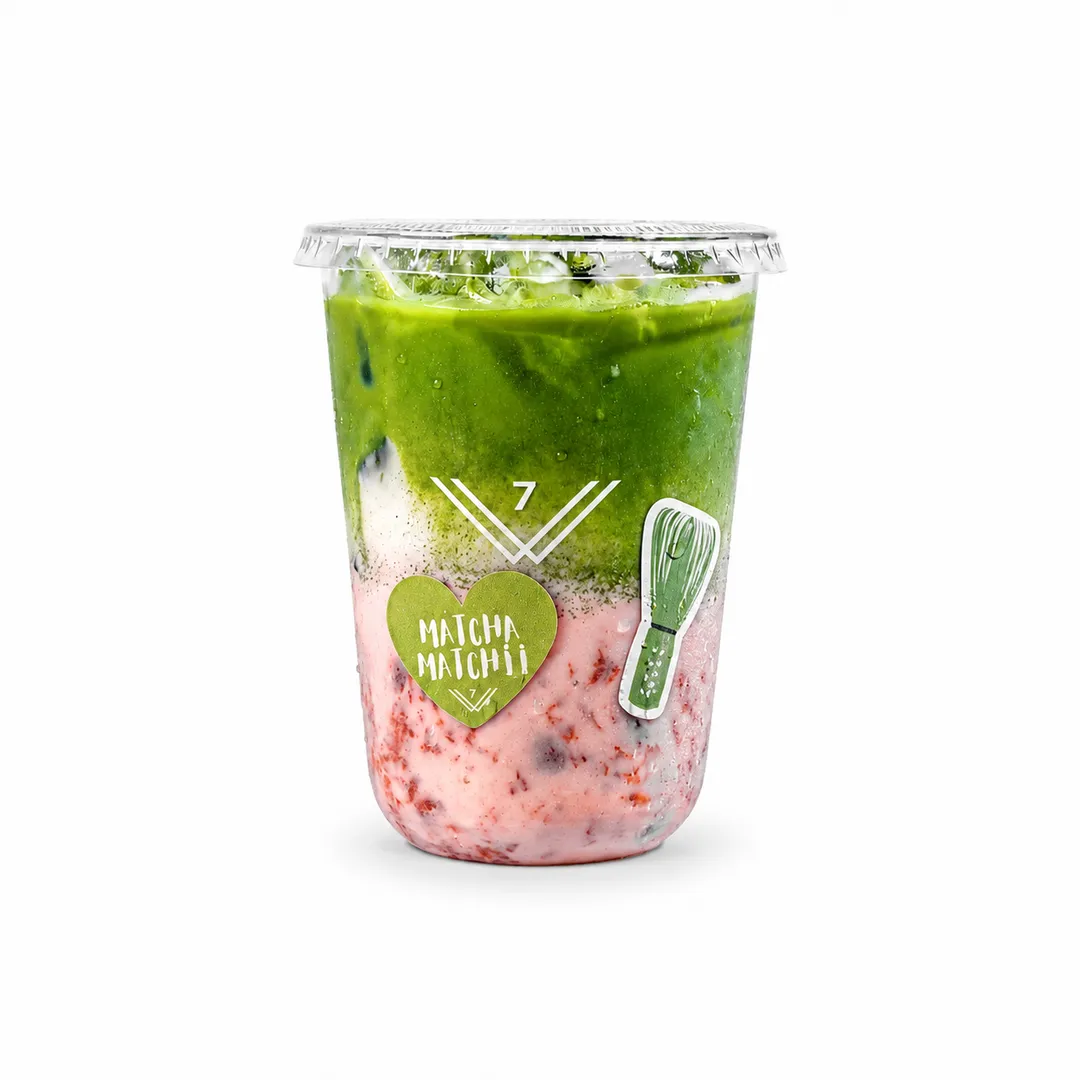 Strawberry Matcha Latte