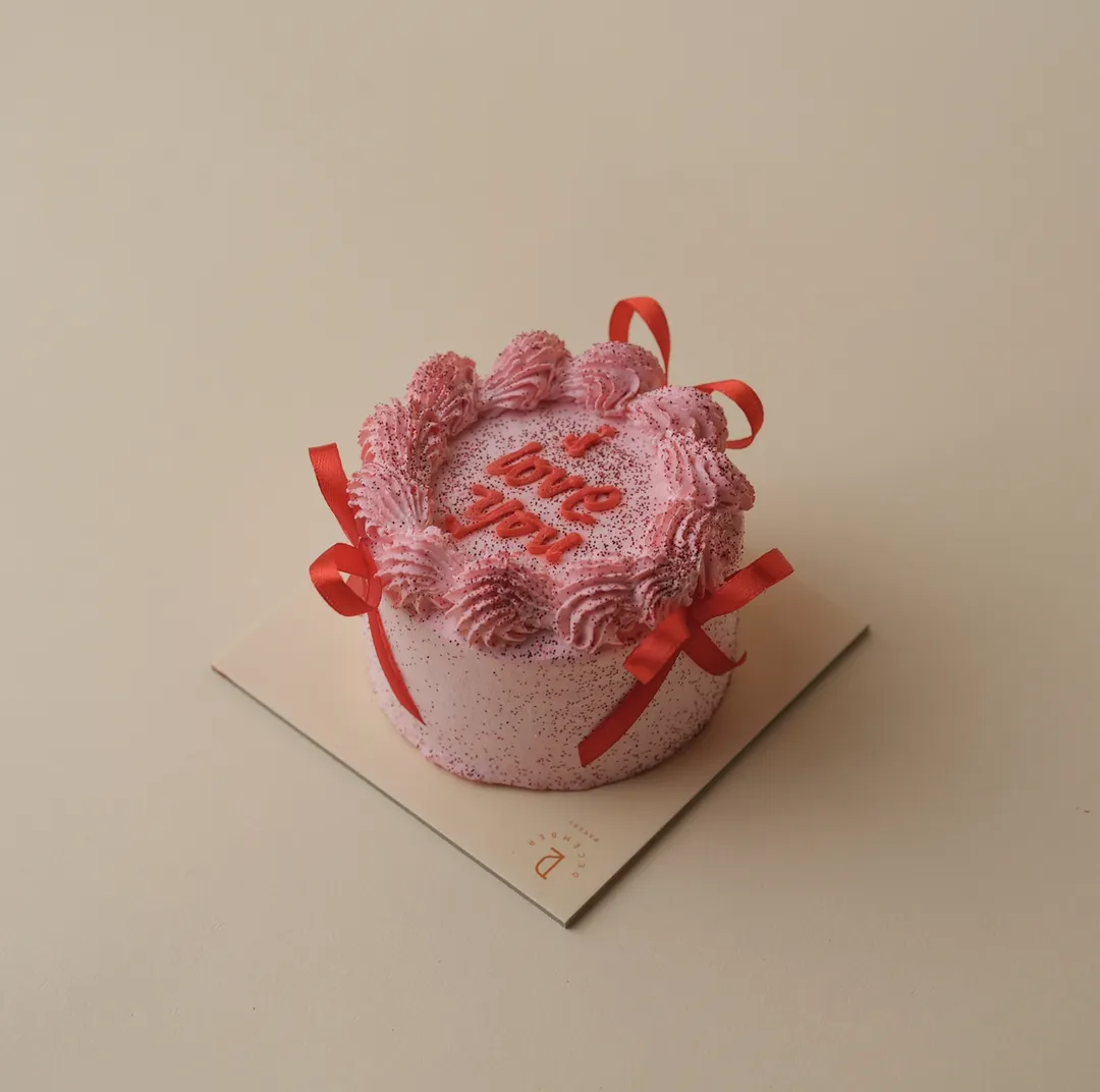 Mini pink glitter 2inch mix chocolate vanilla
