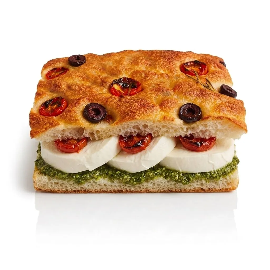 Mozzarella Buffalo Focaccia Sandwich