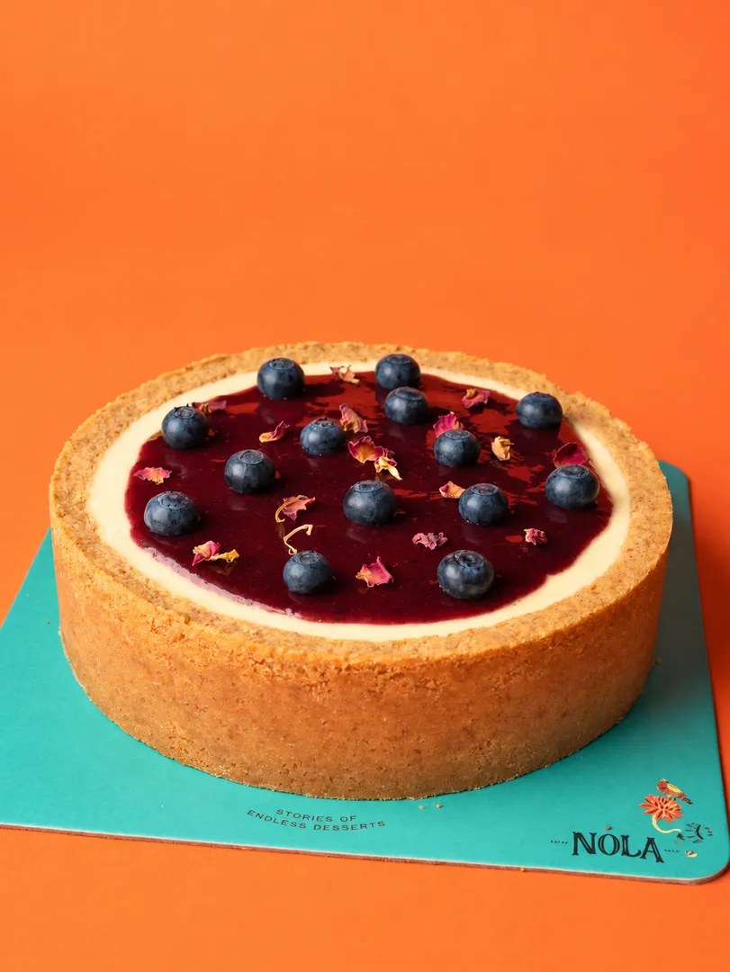 Blueberry cheesecake