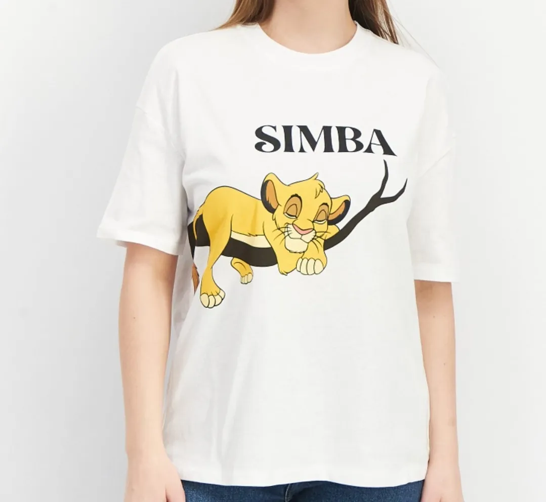 Lion King Simba T-shirt - White