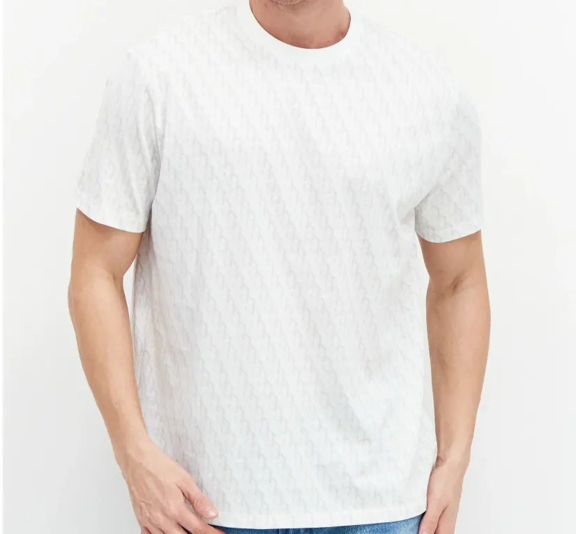 Calvin Klein Men Monogram White Tshirt