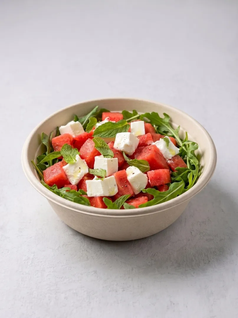 Melon feta salad