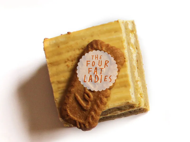 Lotus And Lotus Frosting Cake
