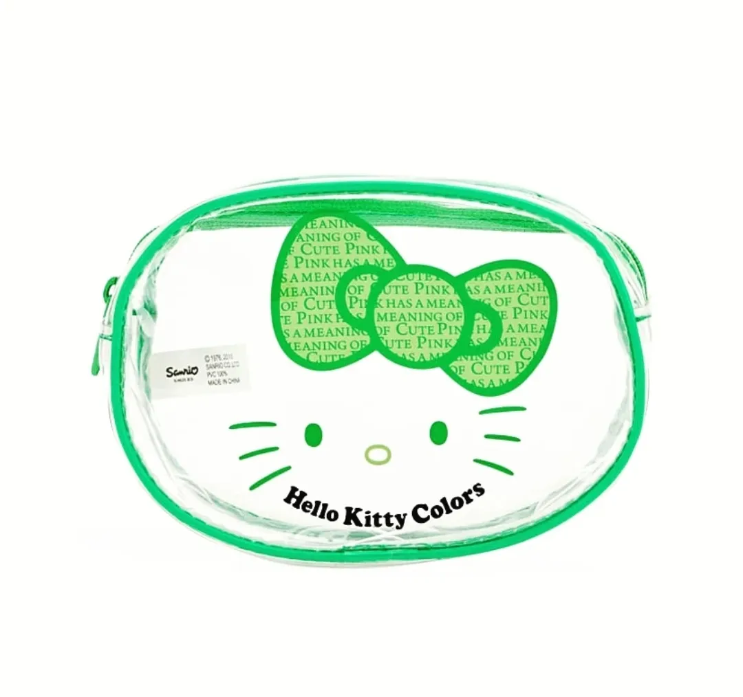 Hello Kitty Transparent Case - Green