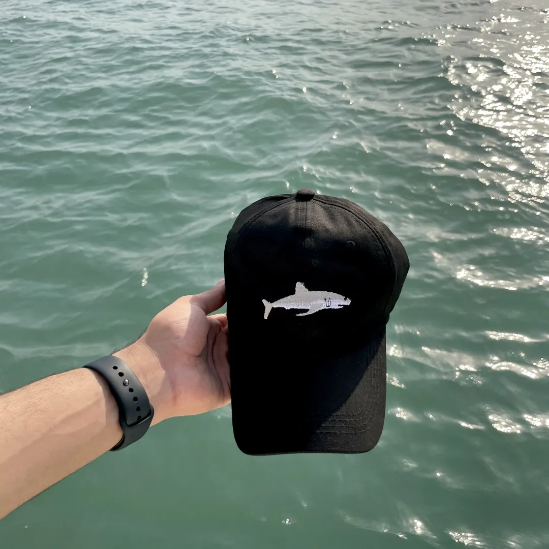 Shark Black Cap