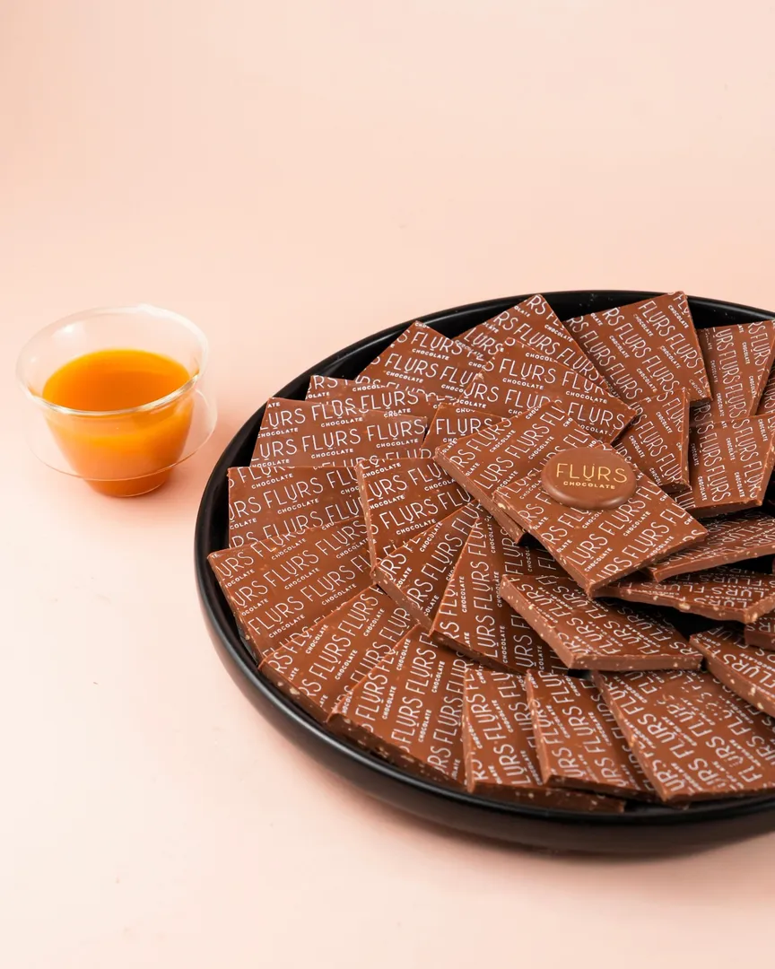 Salted crunch slab tray