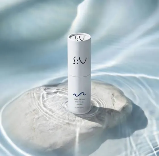 S:U SOLID PERFUME MEN FRESH TOUCH (NAVY BLUE) 14G