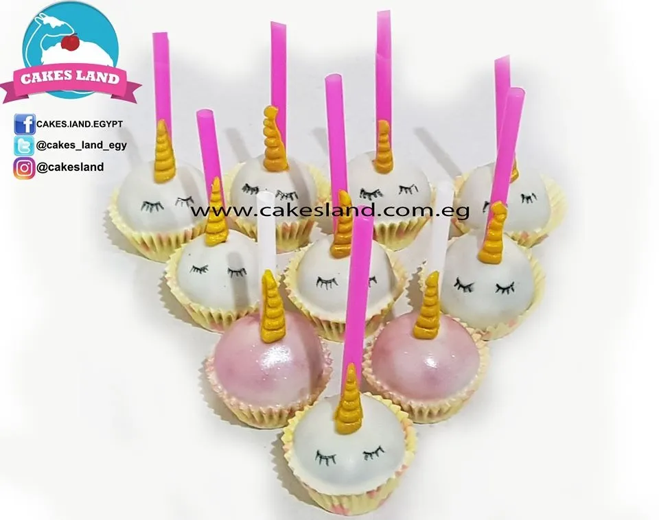 unicorn Cake pops pack of 10 pieces