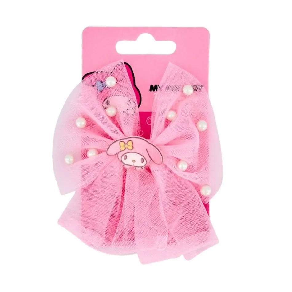 My Melody Studded Bow Hair Clip