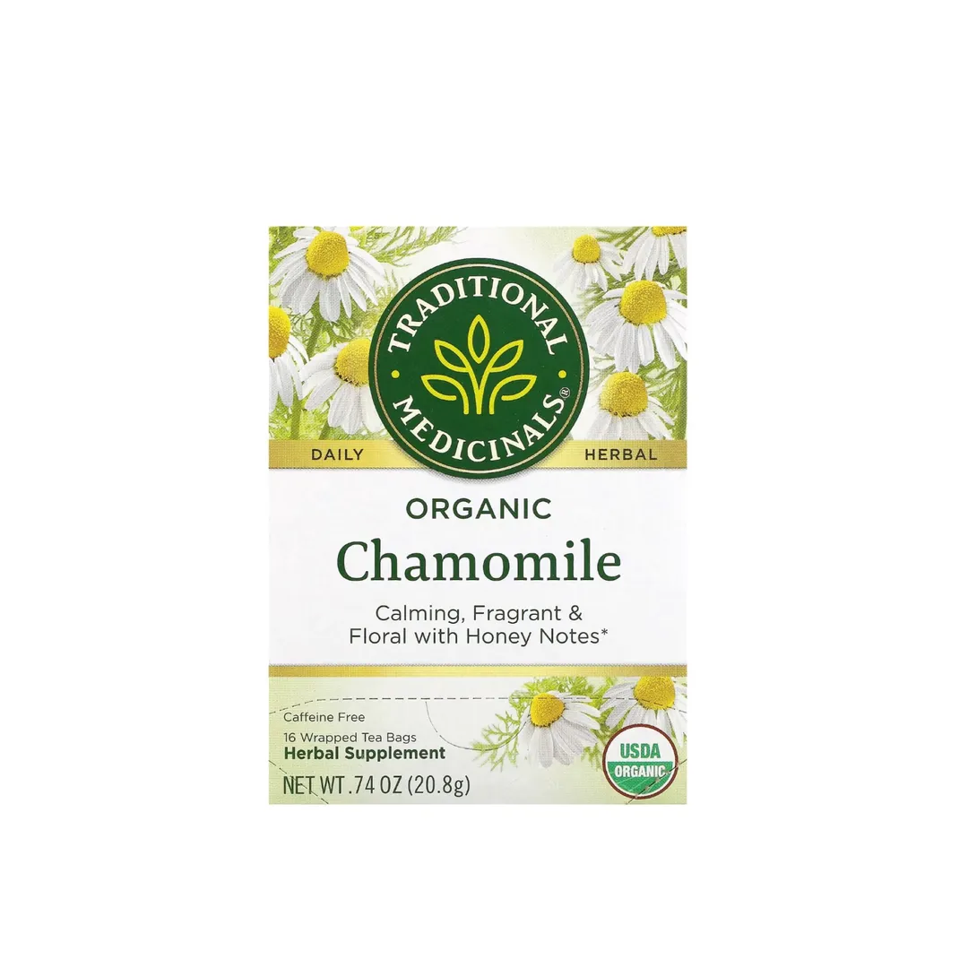 Traditional Medicinals Organic Chamomile Tea 20.8g 16 Wrapped Tea Bags