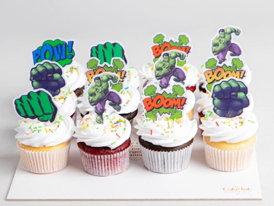 Hulk Cupcakes