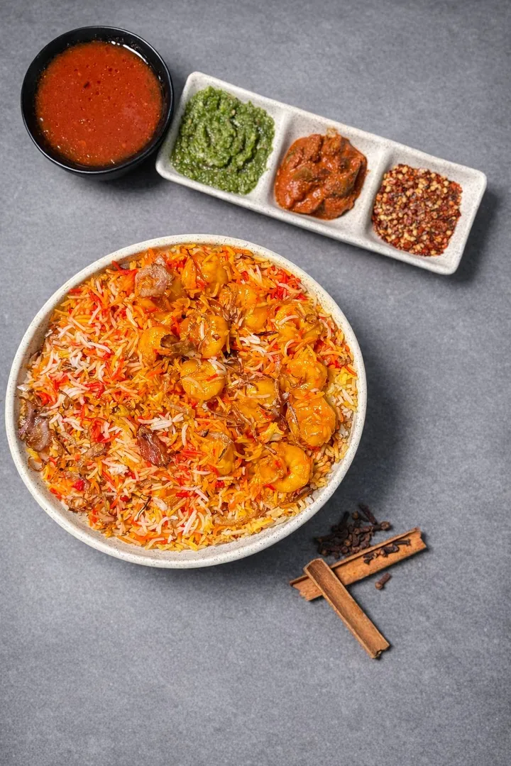 Shrimp Biryani Soad