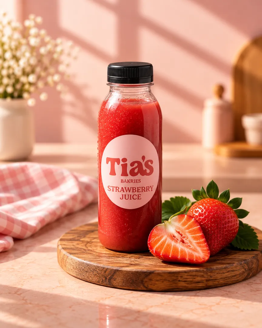 fresh strawberry juice