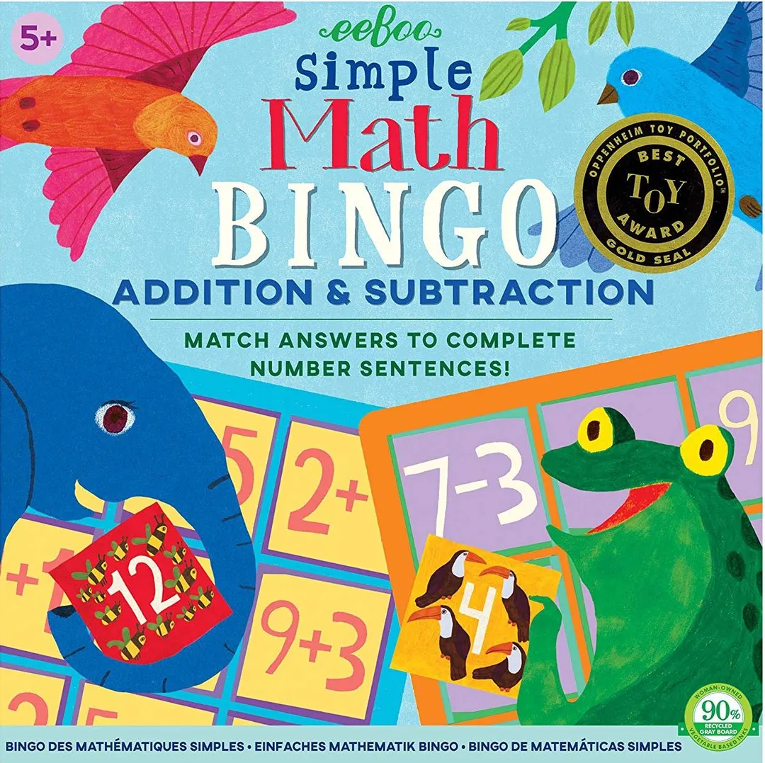 Simple Math Bingo
