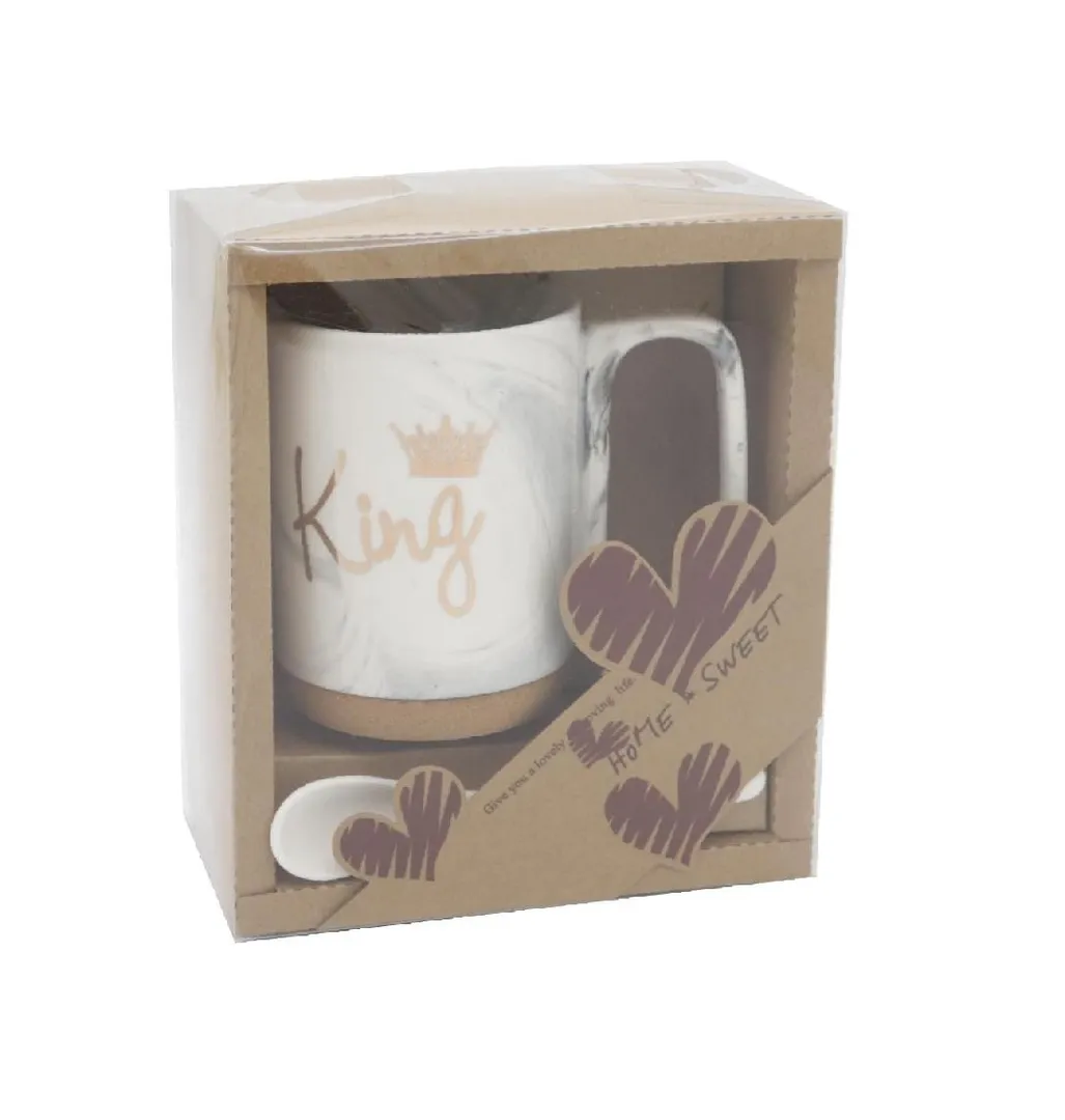 King Mug Gift Set - 2 PCS