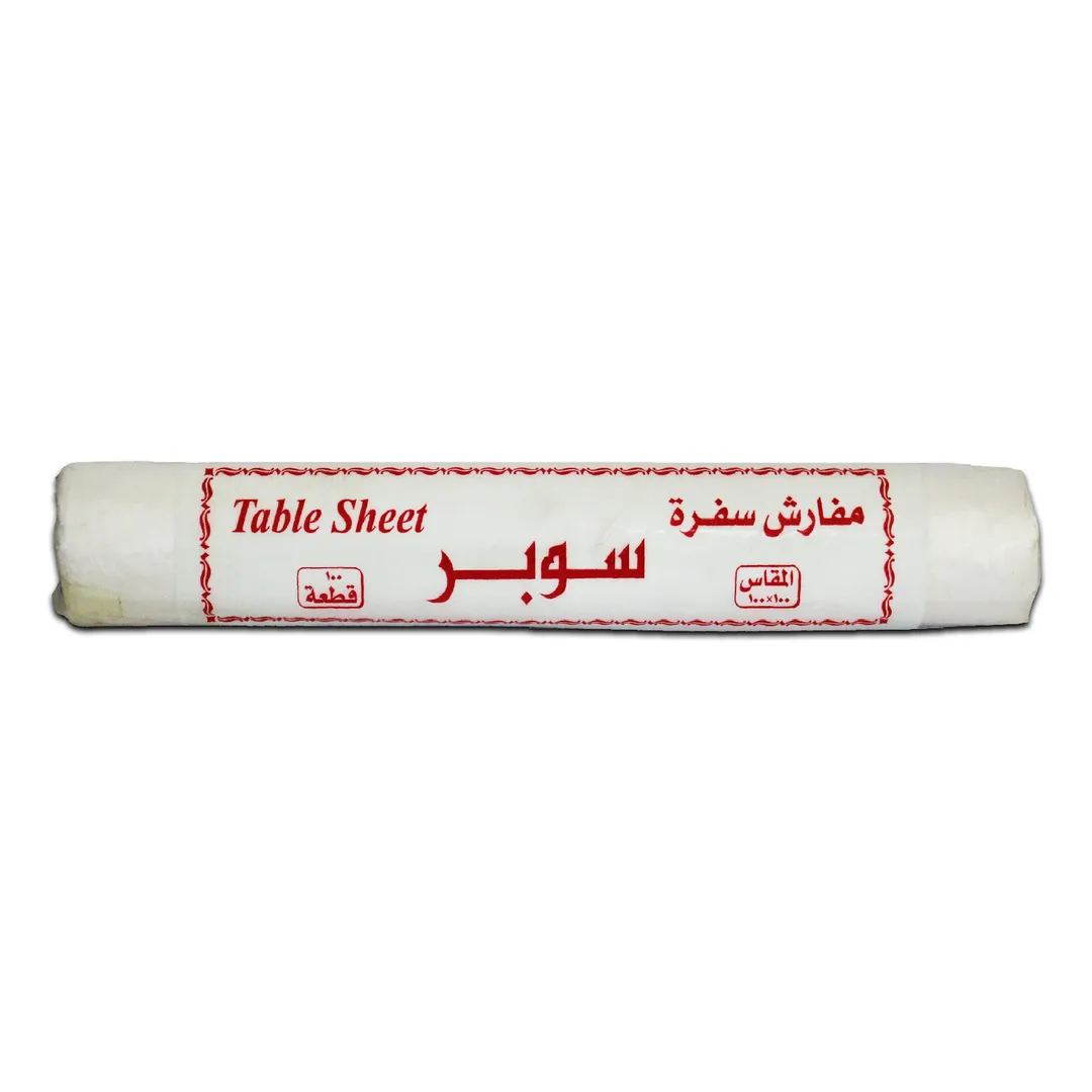 رول سفرة كويتنا 100 ق - أبيض شفاف