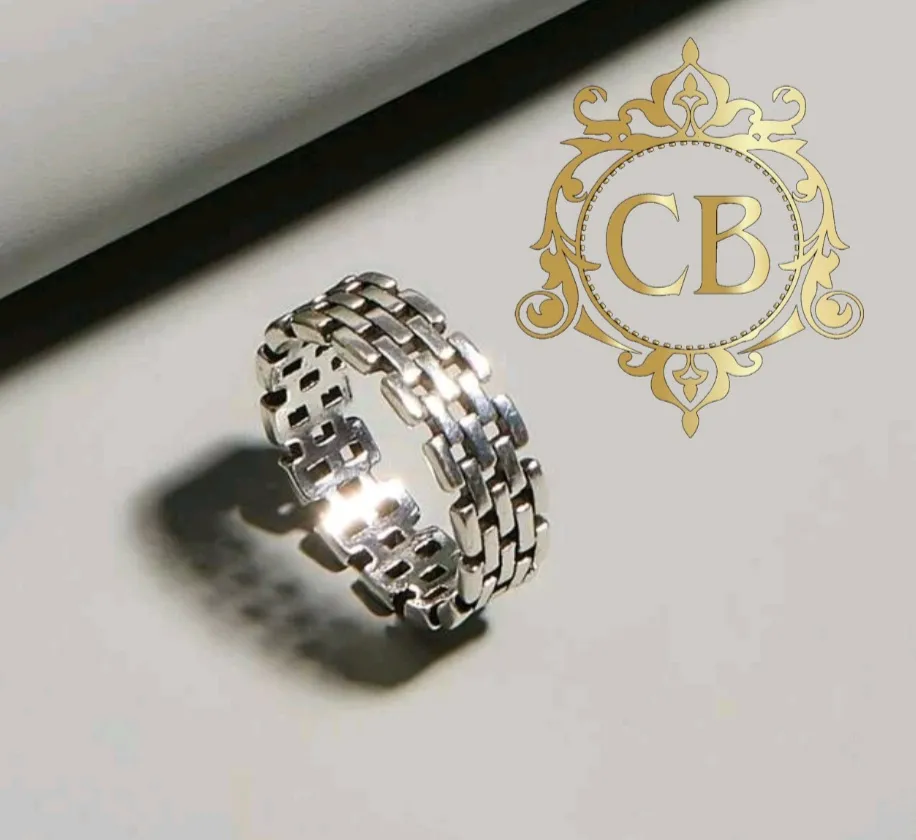 Chain Man Ring silver