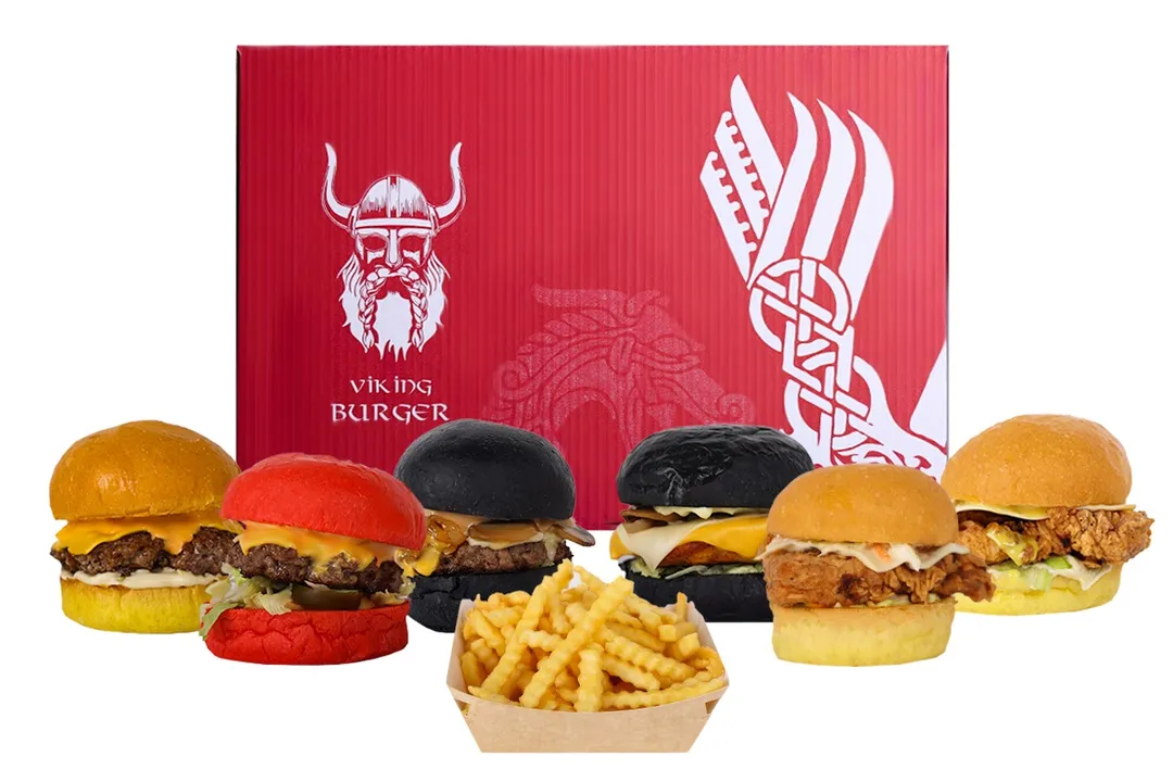 Viking family box chicken and beef mix