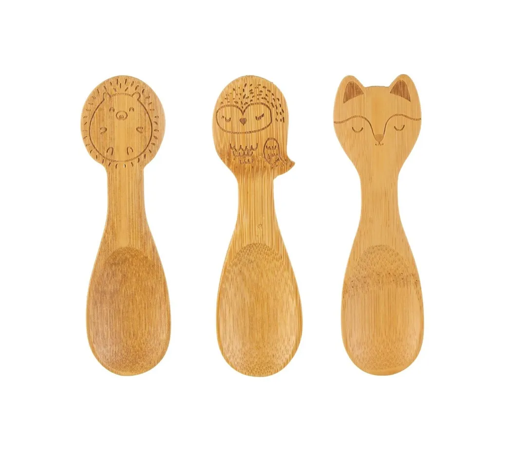 Baby Bamboo Spoons - Set of 3