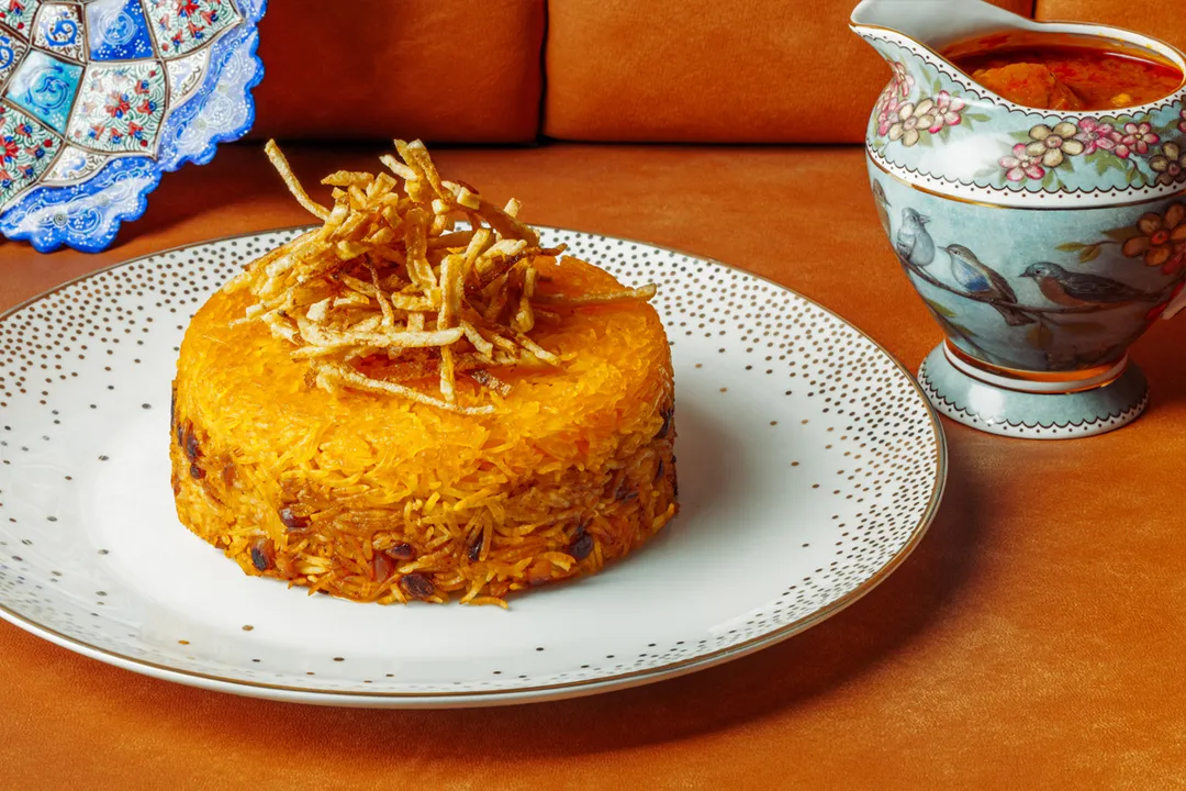 Tahchin Gheymeh.