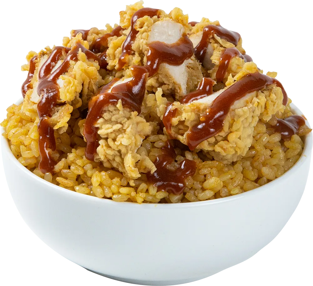 Rizzo with BBQ Fried Chicken