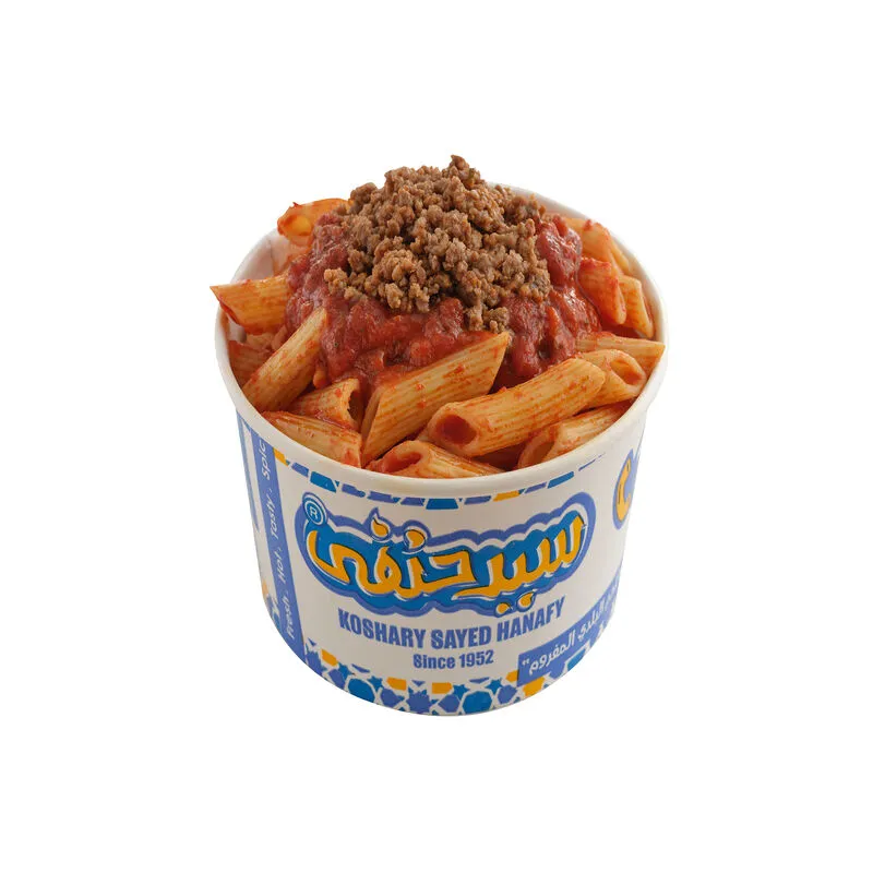 Pasta With Meat .