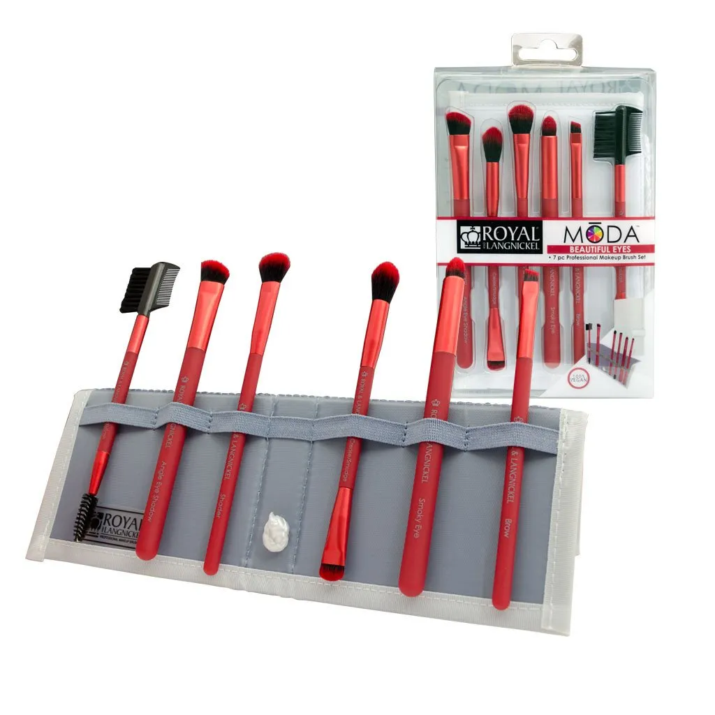 MODA 7 PC. RED BEAUTIFUL EYES SET
