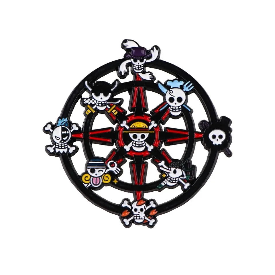 One piece pins