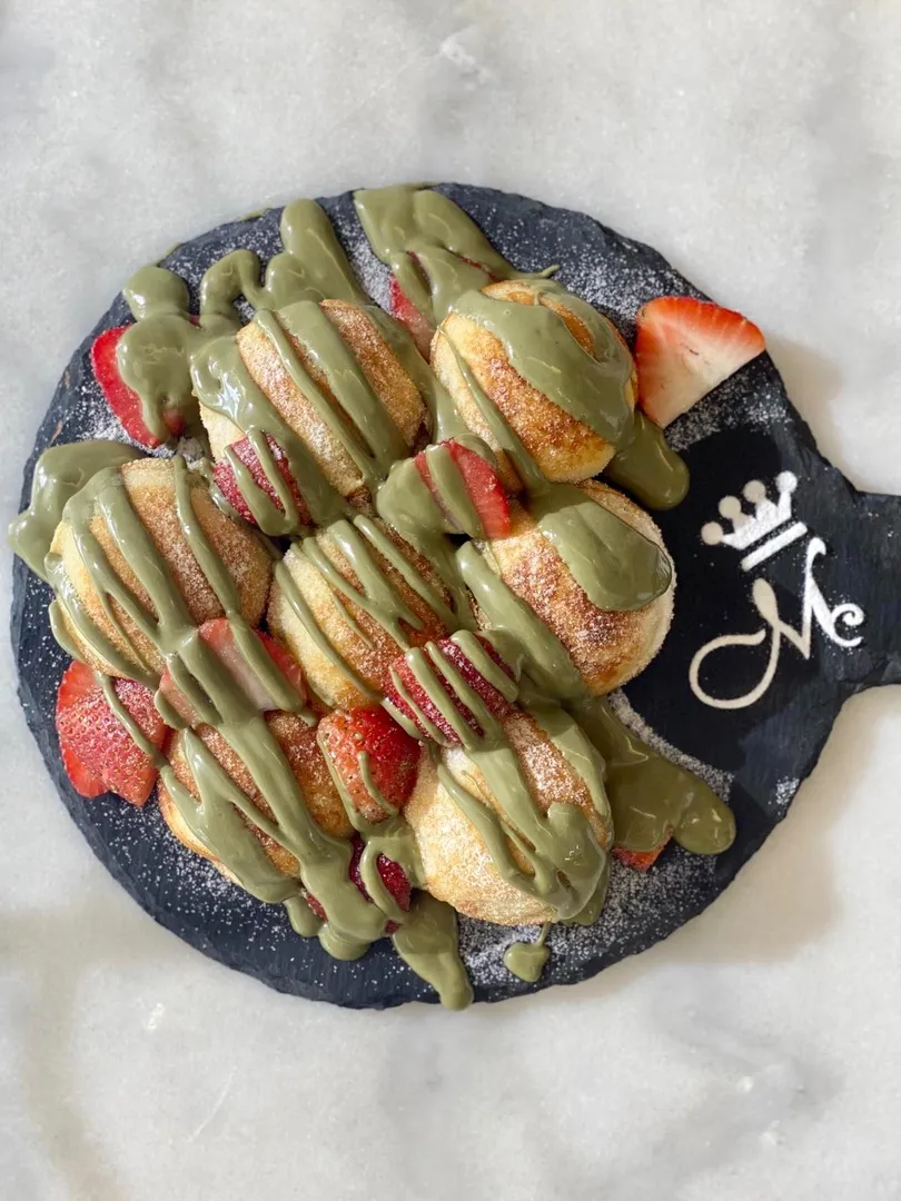 Pistachio and Strawberries