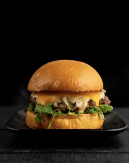 Mushroom Beef Burger