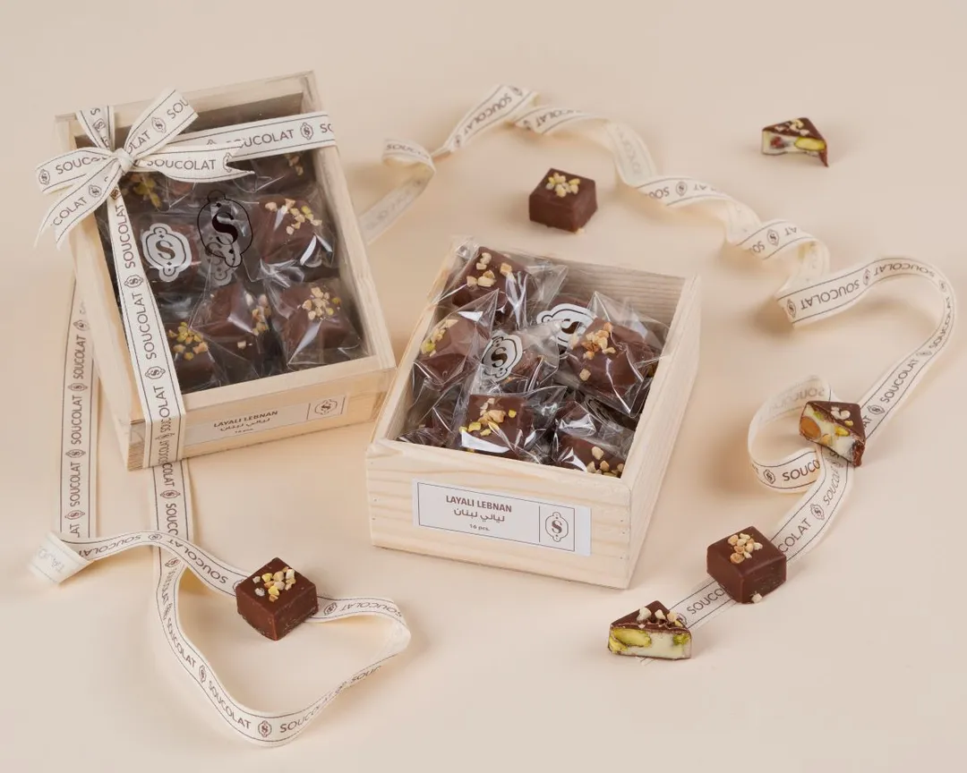 Wood Box Layali Lebnan - 16pcs
