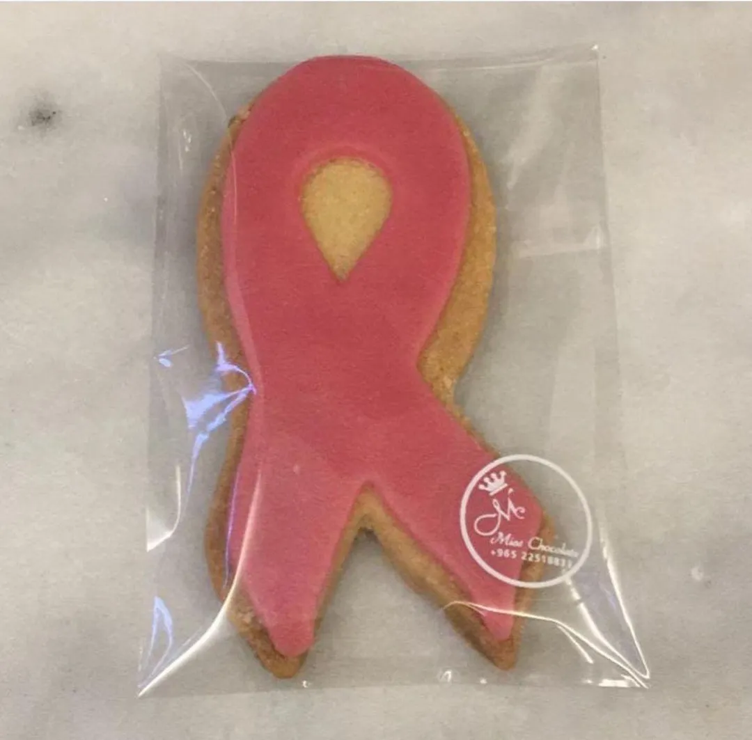 Pink October Biscuit