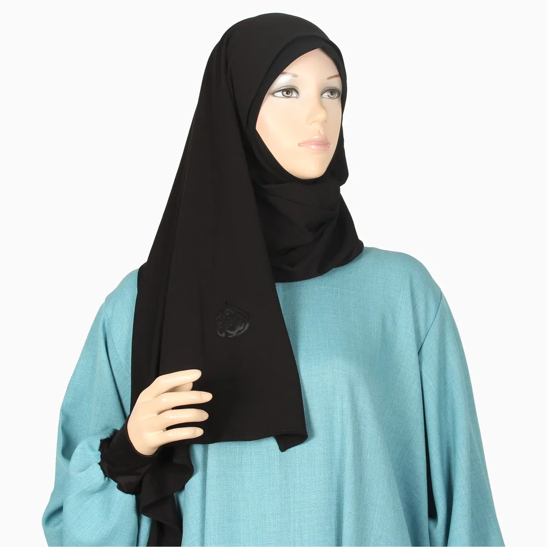 قبعة بشيلة قطن بكريب شتوى