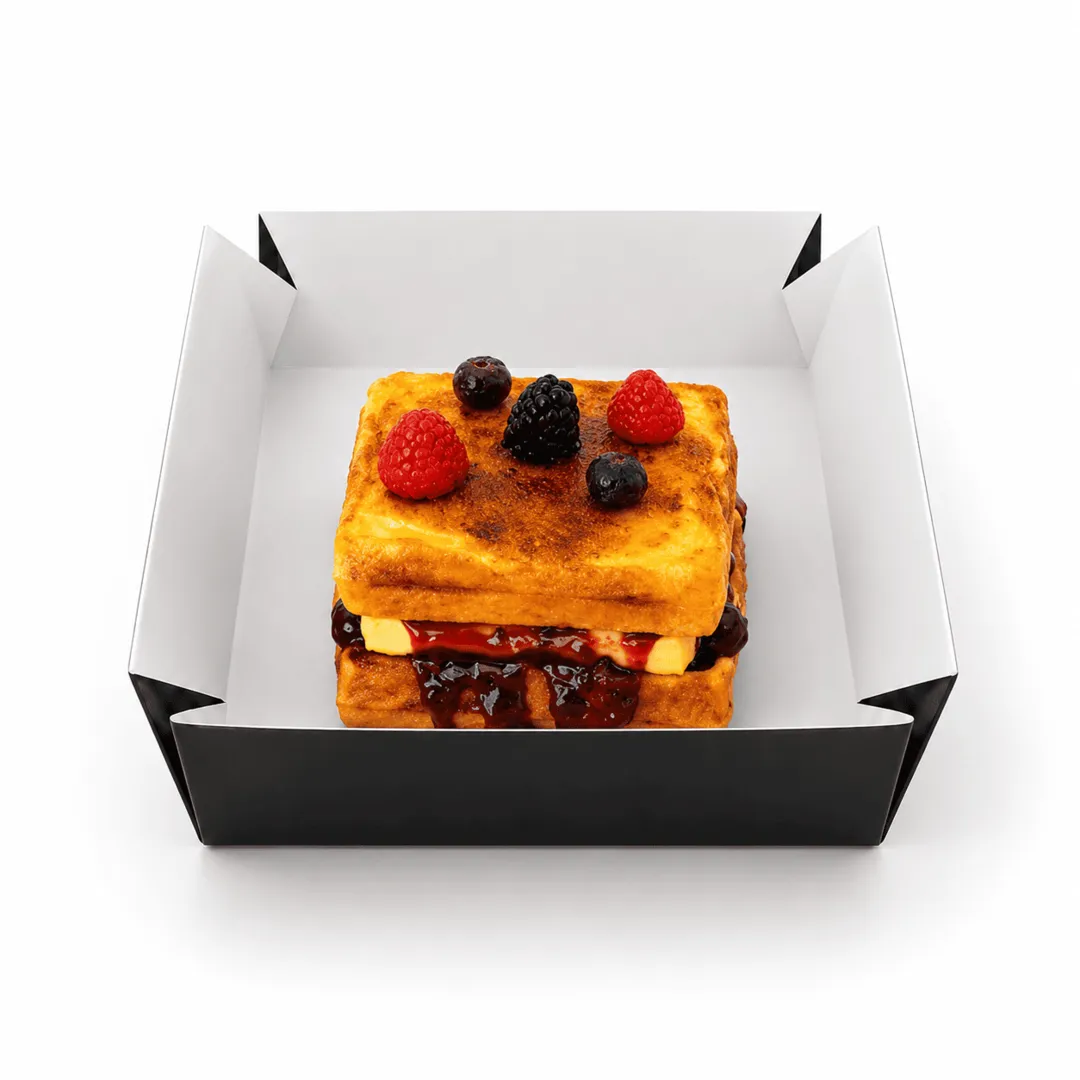 Creme Brulee Waffle Tower