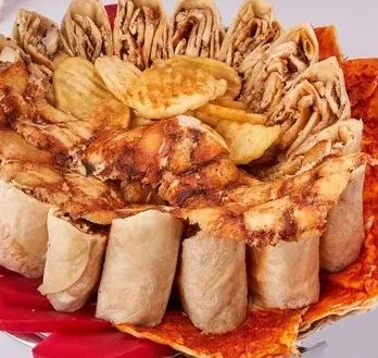 Beef shawarma tart