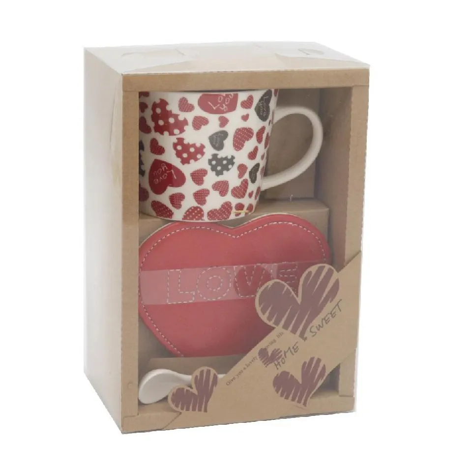 Love You Mug Gift Set - 3 PCS